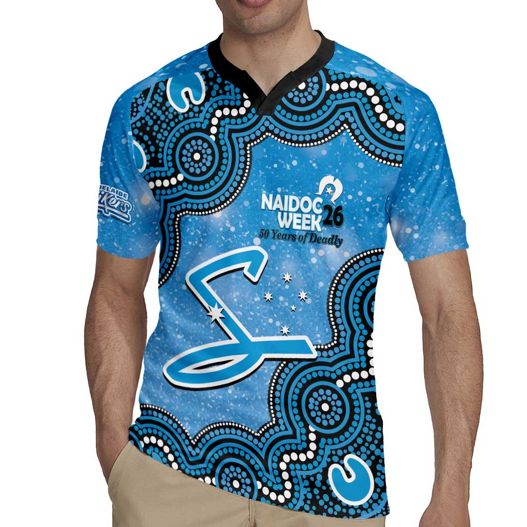 Adelaide Strikers NAIDOC Week 2026 Custom Rugby Jersey 50 Years Deadly Indigenous Art Glitter Effect