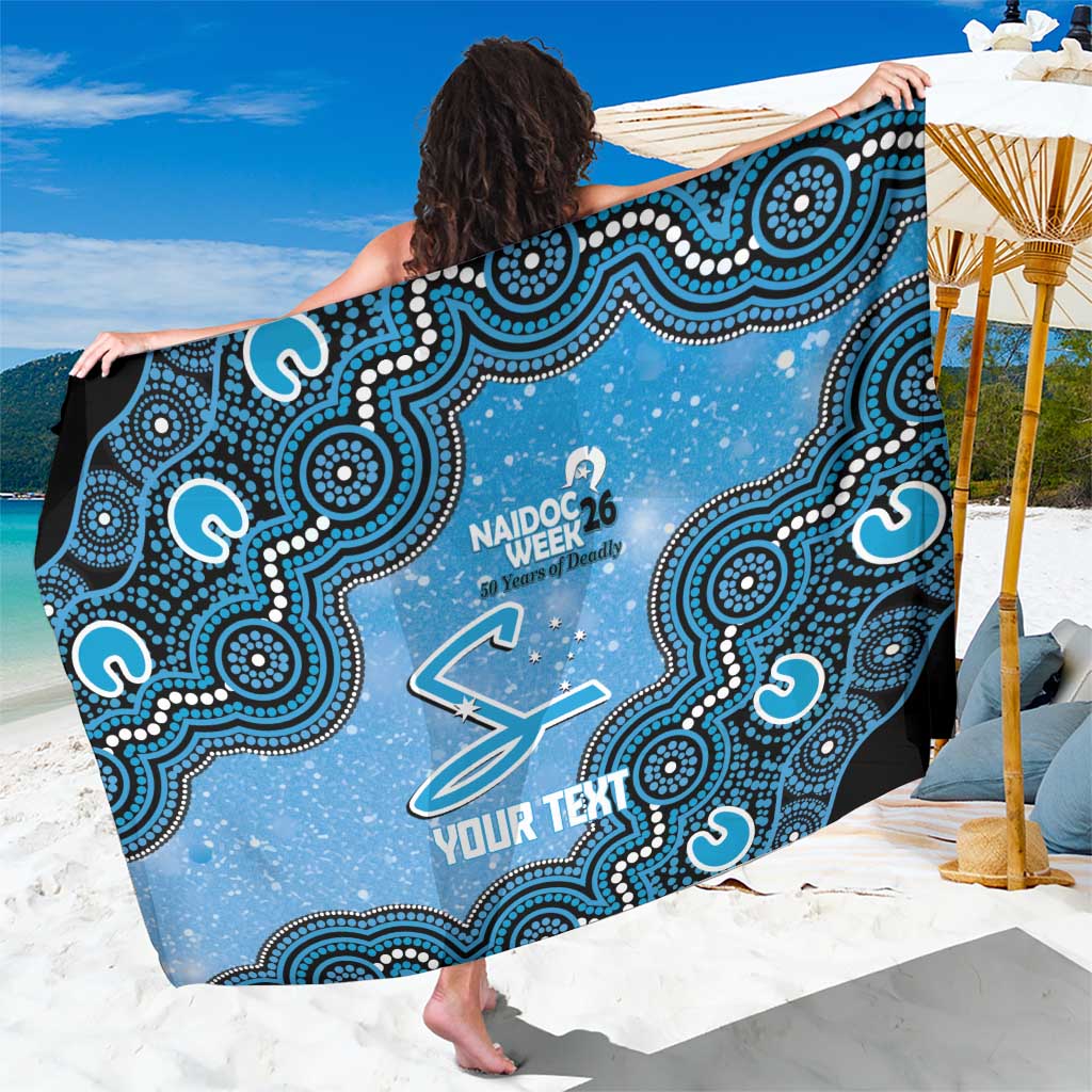 Adelaide Strikers NAIDOC Week 2026 Custom Sarong 50 Years Deadly Indigenous Art Glitter Effect