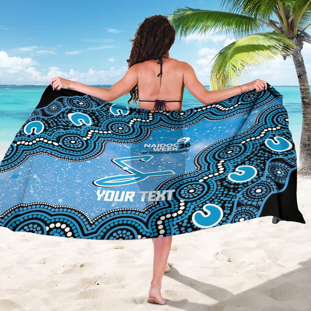 Adelaide Strikers NAIDOC Week 2026 Custom Sarong 50 Years Deadly Indigenous Art Glitter Effect