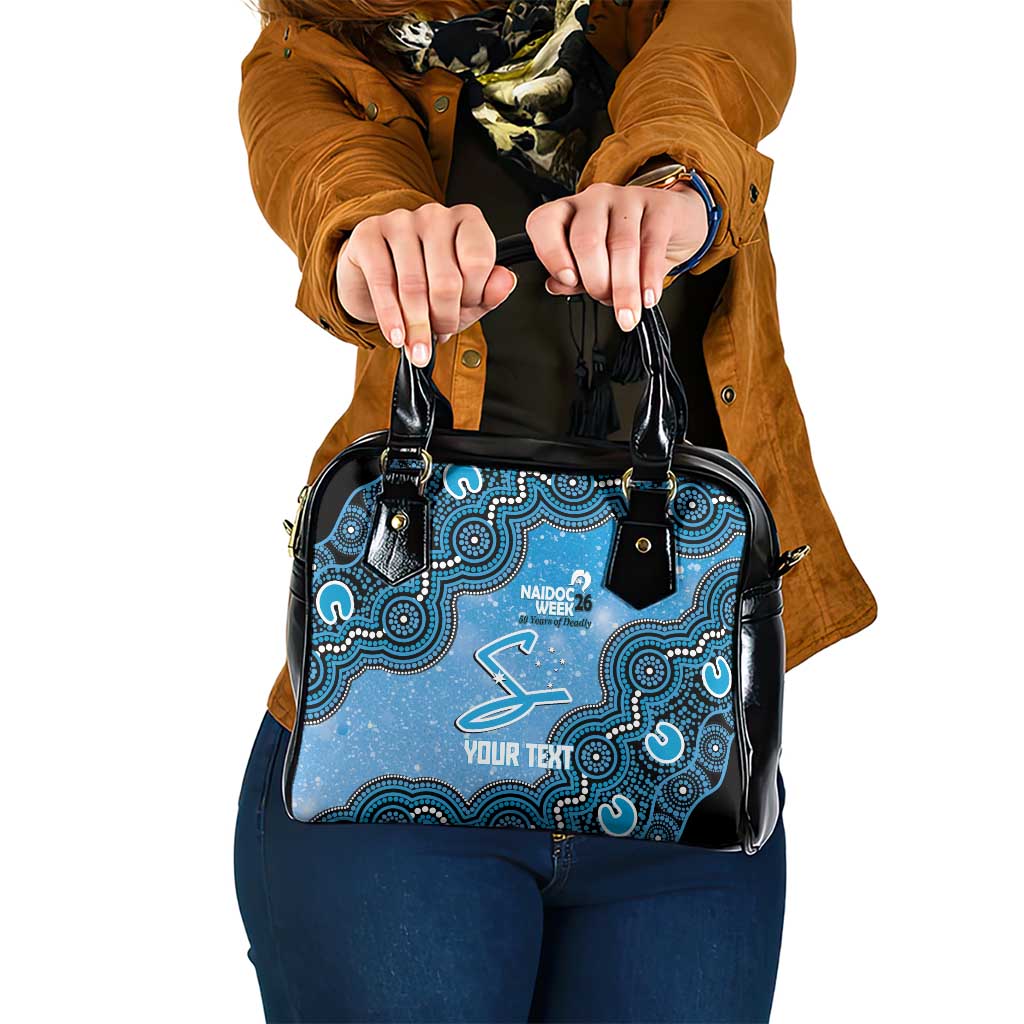 Adelaide Strikers NAIDOC Week 2026 Custom Shoulder Handbag 50 Years Deadly Indigenous Art Glitter Effect
