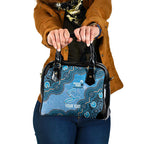 Adelaide Strikers NAIDOC Week 2026 Custom Shoulder Handbag 50 Years Deadly Indigenous Art Glitter Effect