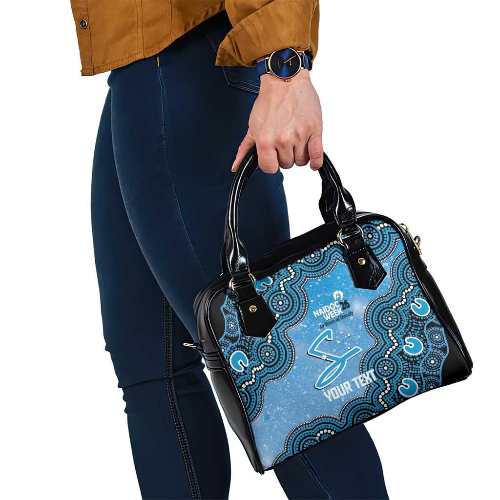 Adelaide Strikers NAIDOC Week 2026 Custom Shoulder Handbag 50 Years Deadly Indigenous Art Glitter Effect