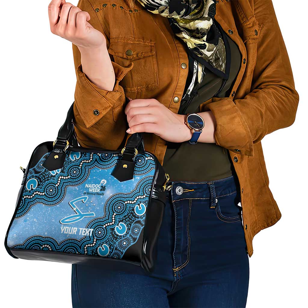 Adelaide Strikers NAIDOC Week 2026 Custom Shoulder Handbag 50 Years Deadly Indigenous Art Glitter Effect