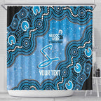 Adelaide Strikers NAIDOC Week 2026 Custom Shower Curtain 50 Years Deadly Indigenous Art Glitter Effect