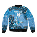Adelaide Strikers NAIDOC Week 2026 Custom Sleeve Zip Bomber Jacket 50 Years Deadly Indigenous Art Glitter Effect