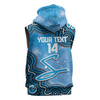 Adelaide Strikers NAIDOC Week 2026 Custom Sleeveless Zip Hoodie 50 Years Deadly Indigenous Art Glitter Effect