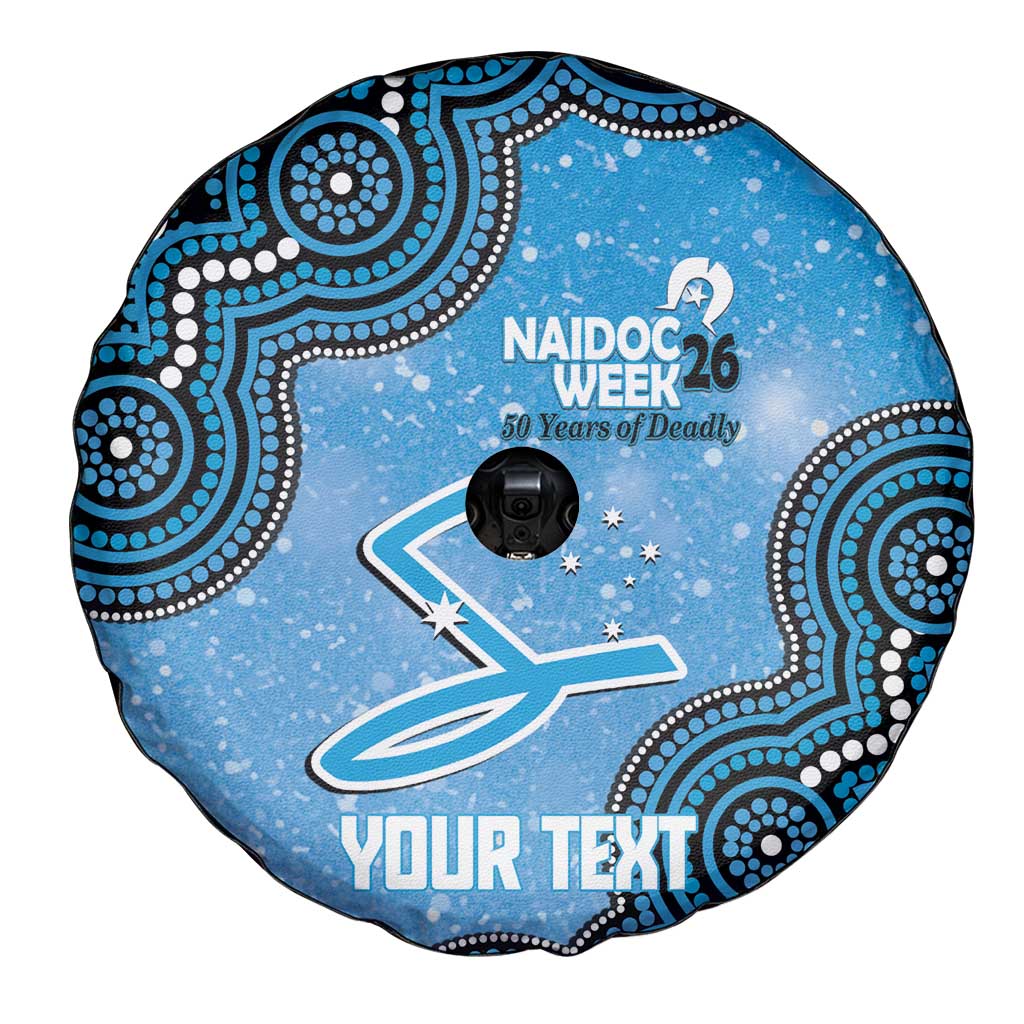 Adelaide Strikers NAIDOC Week 2026 Custom Spare Tire Cover 50 Years Deadly Indigenous Art Glitter Effect