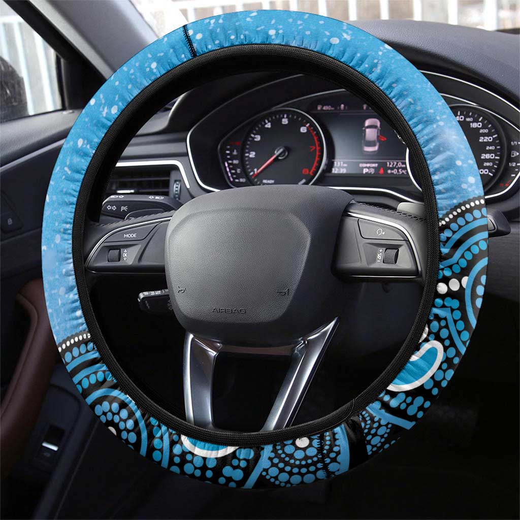 Adelaide Strikers NAIDOC Week 2026 Steering Wheel Cover 50 Years Deadly Indigenous Art Glitter Effect
