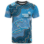 Adelaide Strikers NAIDOC Week 2026 Custom T Shirt 50 Years Deadly Indigenous Art Glitter Effect