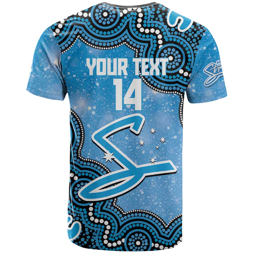 Adelaide Strikers NAIDOC Week 2026 Custom T Shirt 50 Years Deadly Indigenous Art Glitter Effect