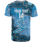 Adelaide Strikers NAIDOC Week 2026 Custom T Shirt 50 Years Deadly Indigenous Art Glitter Effect