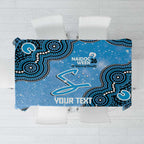 Adelaide Strikers NAIDOC Week 2026 Custom Tablecloth 50 Years Deadly Indigenous Art Glitter Effect