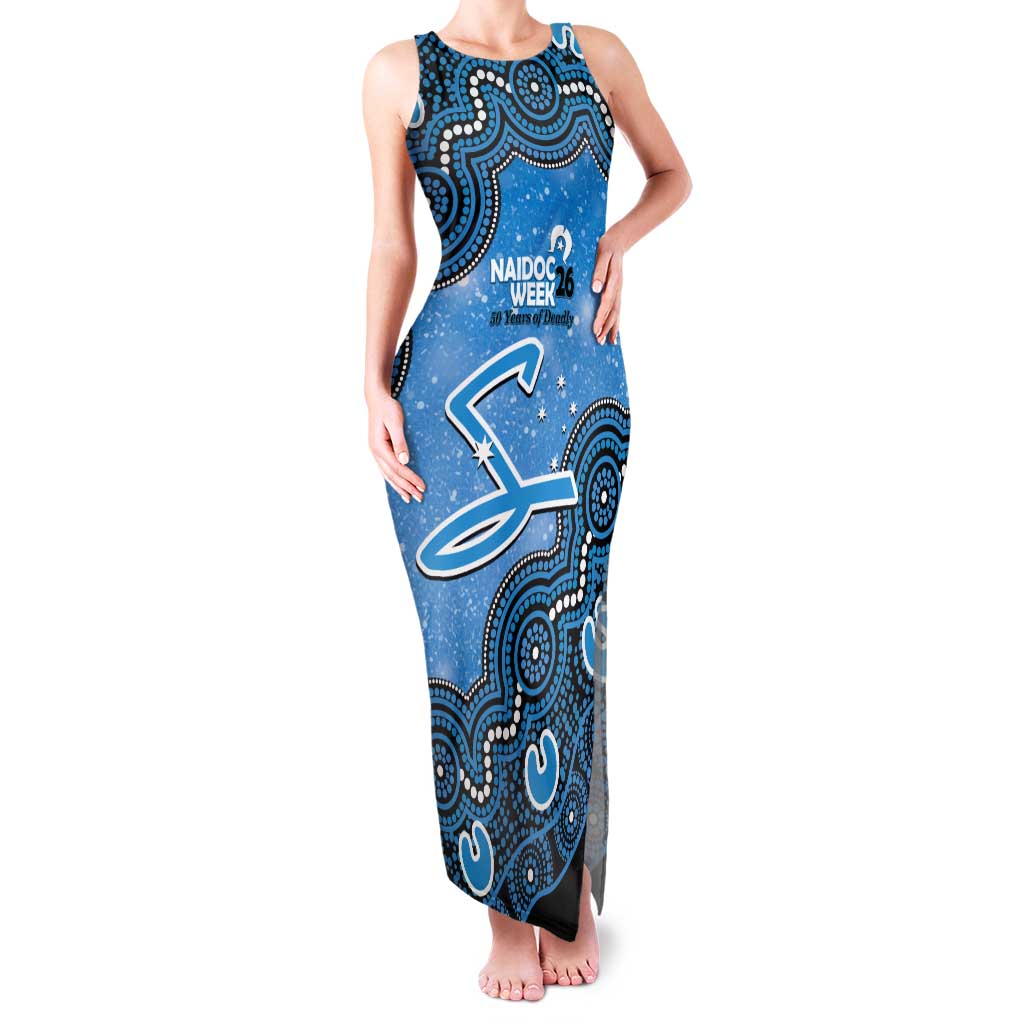 Adelaide Strikers NAIDOC Week 2026 Custom Tank Maxi Dress 50 Years Deadly Indigenous Art Glitter Effect