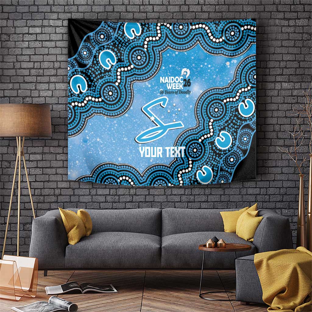 Adelaide Strikers NAIDOC Week 2026 Custom Tapestry 50 Years Deadly Indigenous Art Glitter Effect