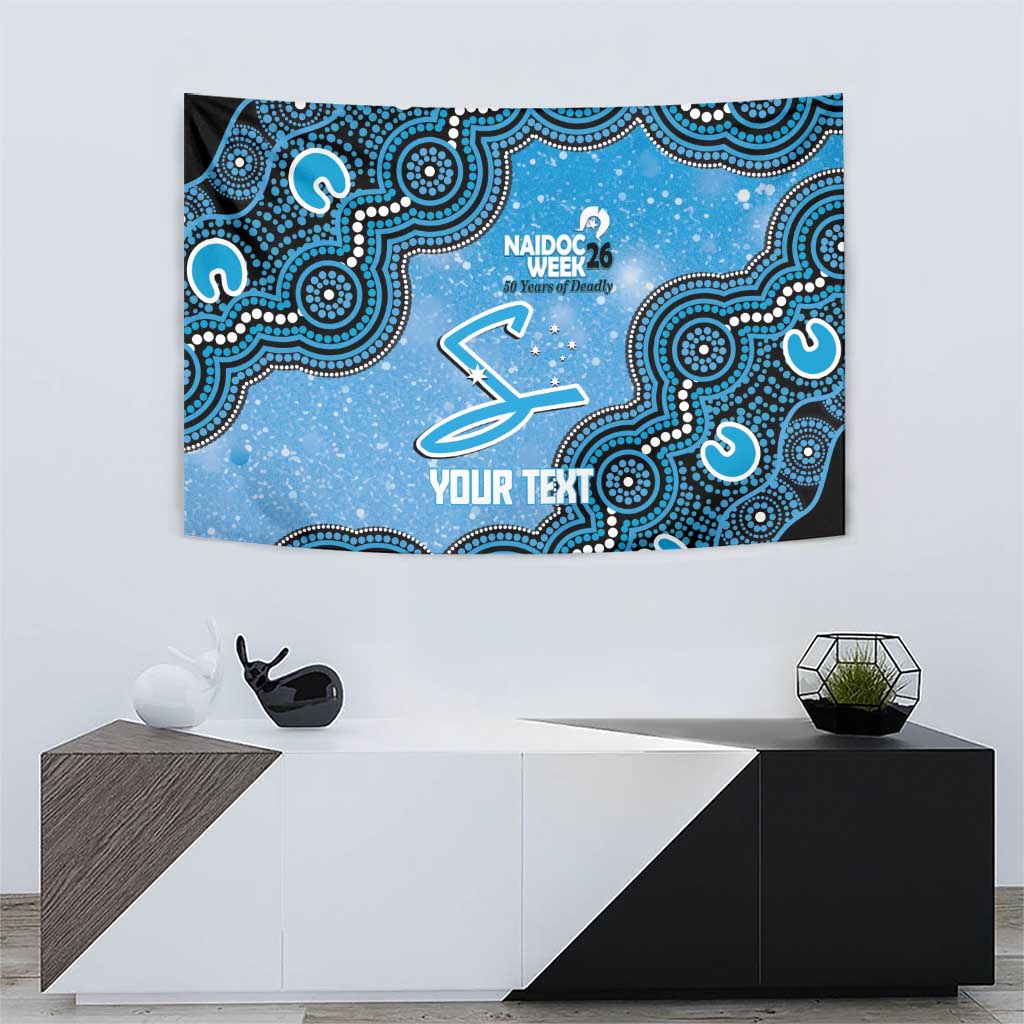 Adelaide Strikers NAIDOC Week 2026 Custom Tapestry 50 Years Deadly Indigenous Art Glitter Effect
