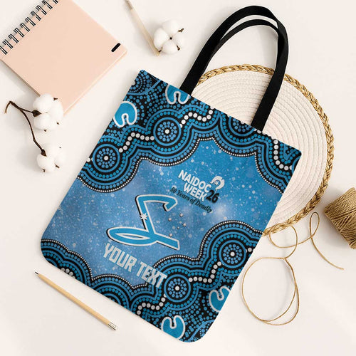 Adelaide Strikers NAIDOC Week 2026 Custom Tote Bag 50 Years Deadly Indigenous Art Glitter Effect