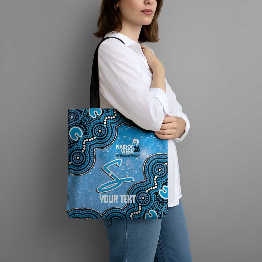 Adelaide Strikers NAIDOC Week 2026 Custom Tote Bag 50 Years Deadly Indigenous Art Glitter Effect