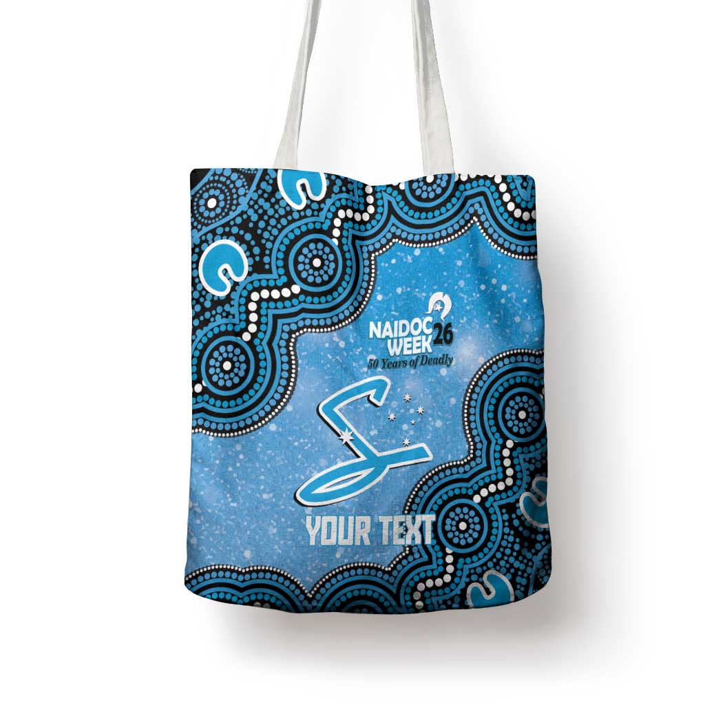 Adelaide Strikers NAIDOC Week 2026 Custom Tote Bag 50 Years Deadly Indigenous Art Glitter Effect