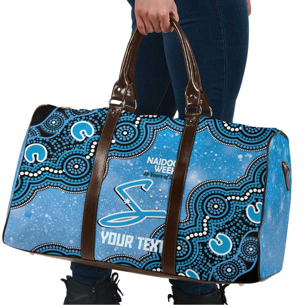 Adelaide Strikers NAIDOC Week 2026 Custom Travel Bag 50 Years Deadly Indigenous Art Glitter Effect