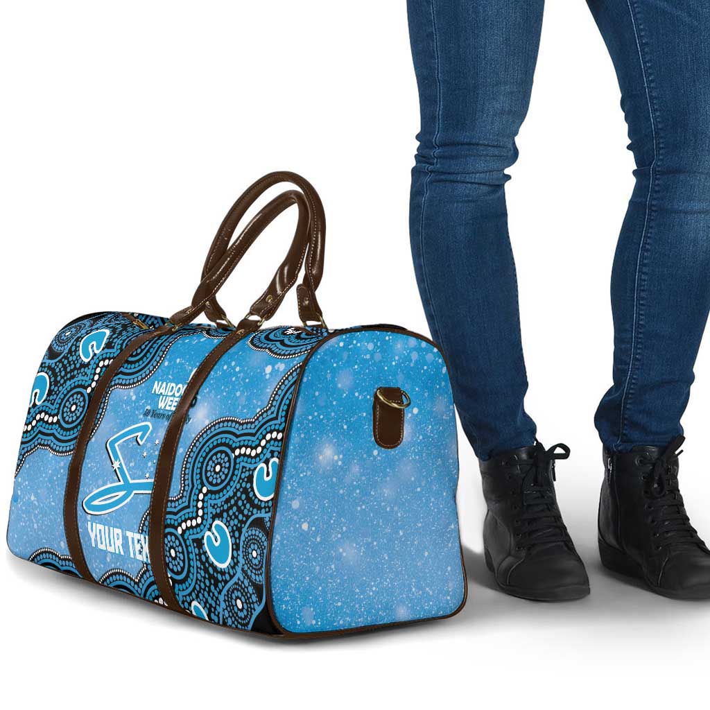 Adelaide Strikers NAIDOC Week 2026 Custom Travel Bag 50 Years Deadly Indigenous Art Glitter Effect