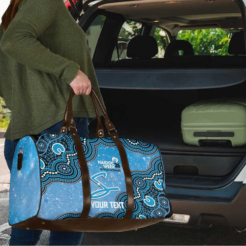 Adelaide Strikers NAIDOC Week 2026 Custom Travel Bag 50 Years Deadly Indigenous Art Glitter Effect
