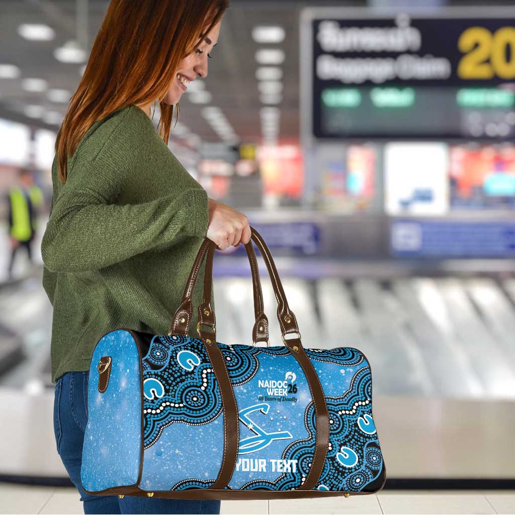 Adelaide Strikers NAIDOC Week 2026 Custom Travel Bag 50 Years Deadly Indigenous Art Glitter Effect