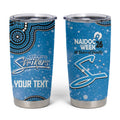 Adelaide Strikers NAIDOC Week 2026 Custom Tumbler Cup 50 Years Deadly Indigenous Art Glitter Effect