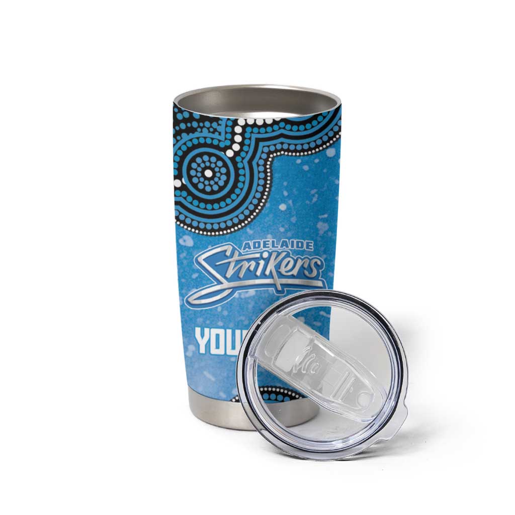 Adelaide Strikers NAIDOC Week 2026 Custom Tumbler Cup 50 Years Deadly Indigenous Art Glitter Effect
