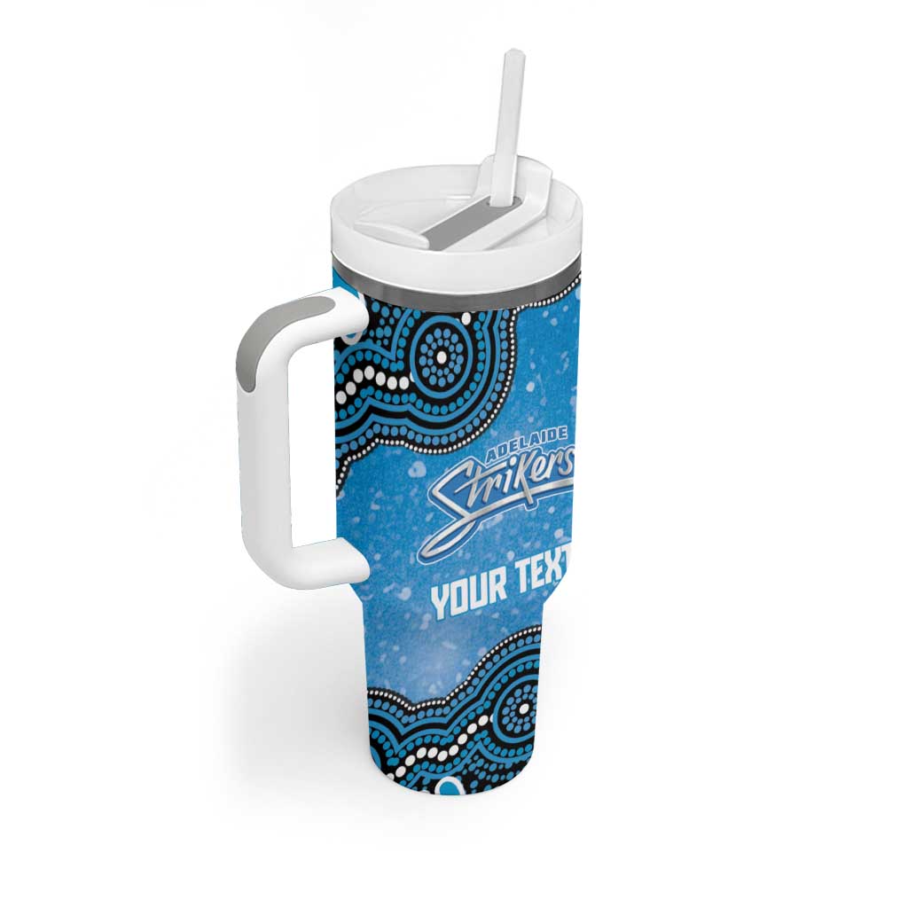 Adelaide Strikers NAIDOC Week 2026 Custom Tumbler With Handle 50 Years Deadly Indigenous Art Glitter Effect
