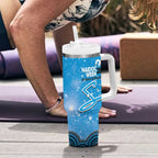 Adelaide Strikers NAIDOC Week 2026 Custom Tumbler With Handle 50 Years Deadly Indigenous Art Glitter Effect