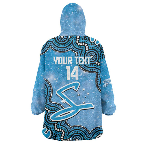Adelaide Strikers NAIDOC Week 2026 Custom Wearable Blanket Hoodie 50 Years Deadly Indigenous Art Glitter Effect