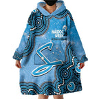 Adelaide Strikers NAIDOC Week 2026 Custom Wearable Blanket Hoodie 50 Years Deadly Indigenous Art Glitter Effect