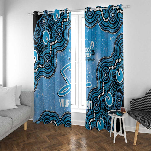 Adelaide Strikers NAIDOC Week 2026 Custom Window Curtain 50 Years Deadly Indigenous Art Glitter Effect