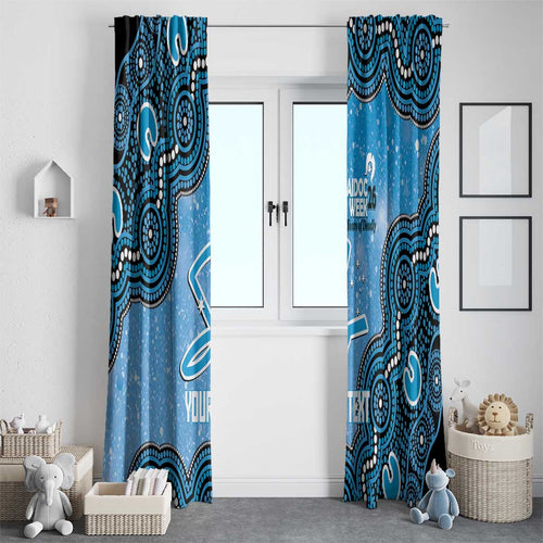 Adelaide Strikers NAIDOC Week 2026 Custom Window Curtain 50 Years Deadly Indigenous Art Glitter Effect
