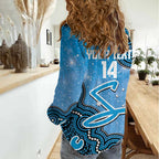 Adelaide Strikers NAIDOC Week 2026 Custom Women Casual Shirt 50 Years Deadly Indigenous Art Glitter Effect