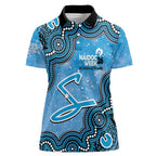 Adelaide Strikers NAIDOC Week 2026 Custom Women Polo Shirt 50 Years Deadly Indigenous Art Glitter Effect