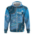 Adelaide Strikers NAIDOC Week 2026 Custom Zip Hoodie 50 Years Deadly Indigenous Art Glitter Effect