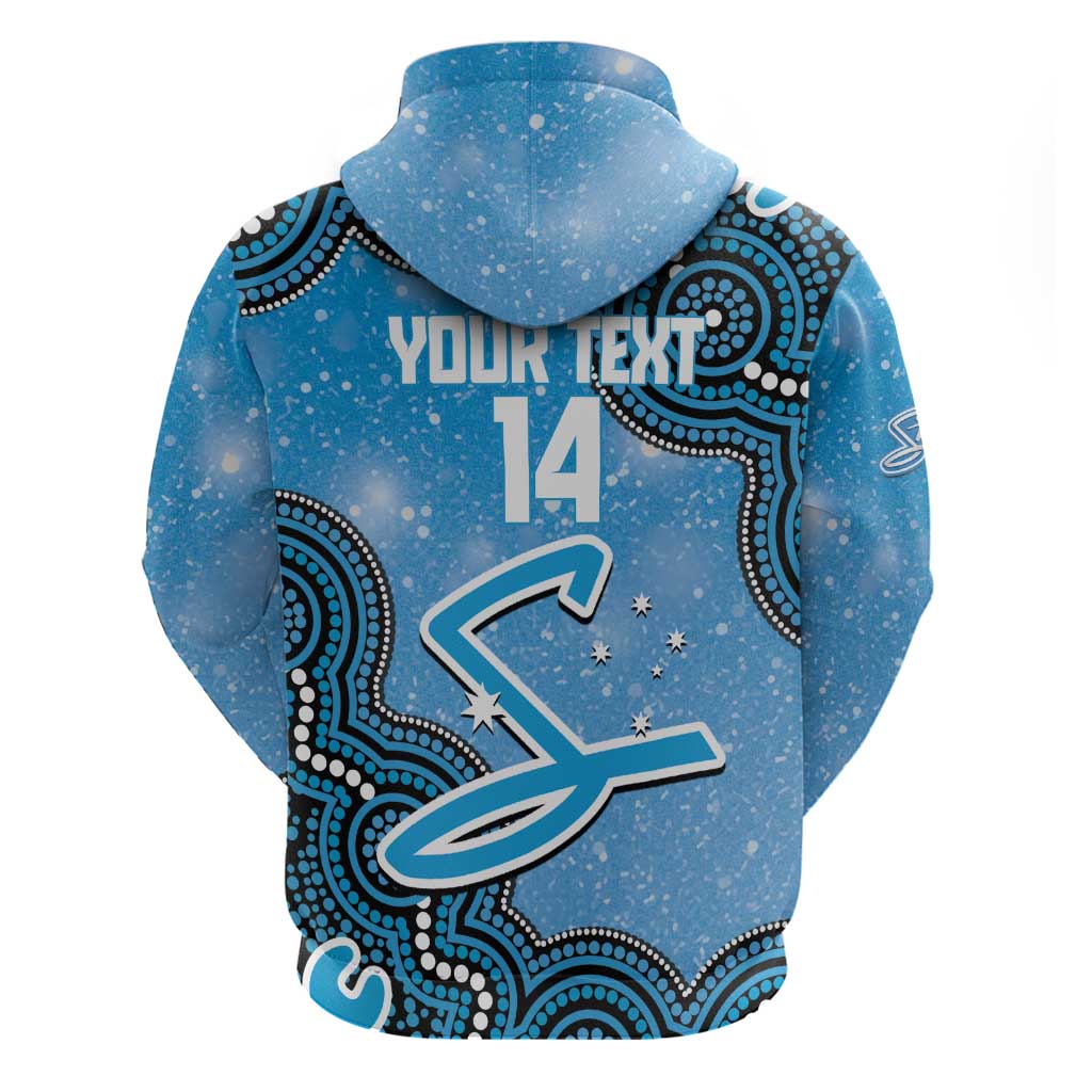 Adelaide Strikers NAIDOC Week 2026 Custom Zip Hoodie 50 Years Deadly Indigenous Art Glitter Effect