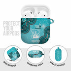 Brisbane Heat NAIDOC Week 2026 Custom AirPods Case 50 Years Deadly Indigenous Art Glitter Effect