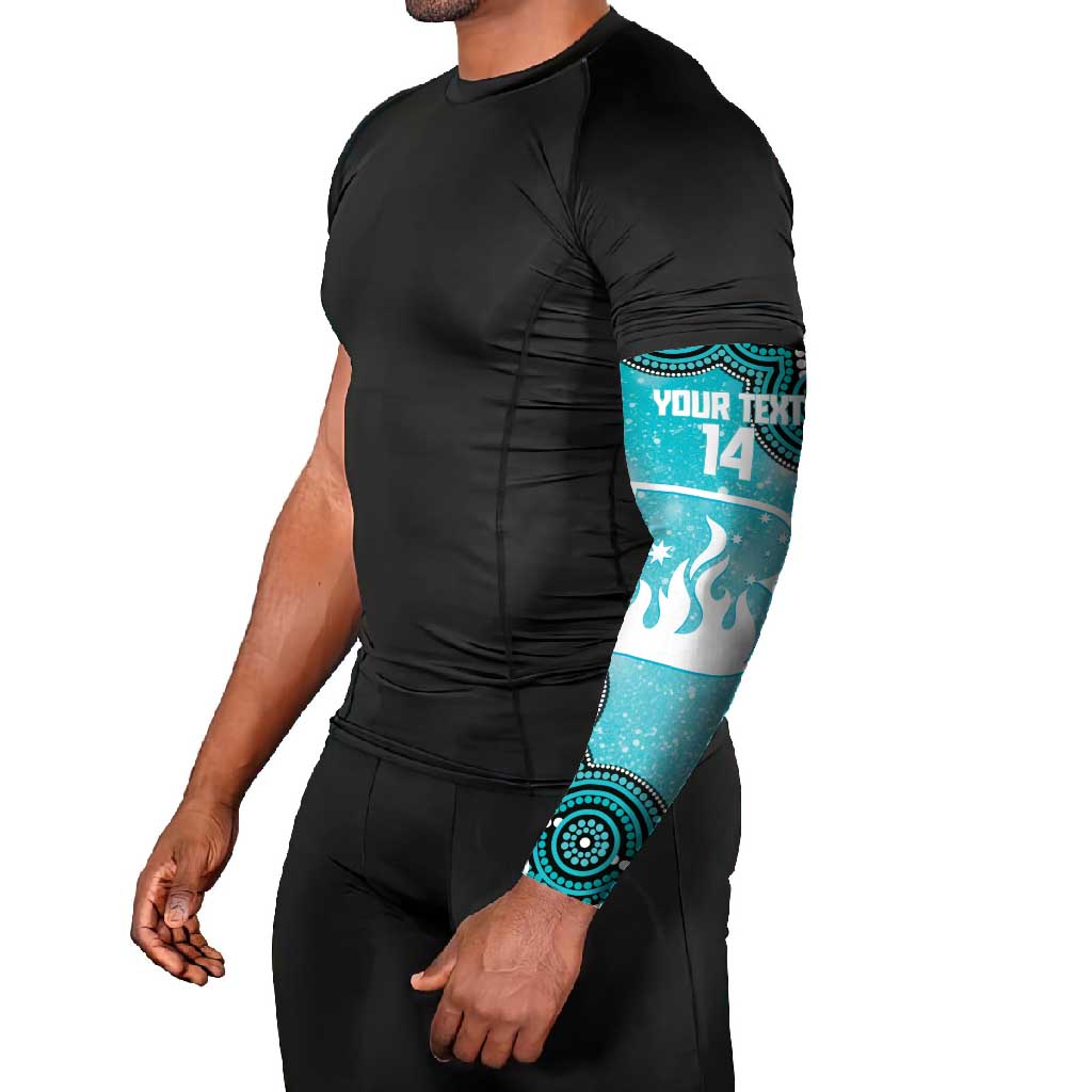 Brisbane Heat NAIDOC Week 2026 Custom Arm Sleeves 50 Years Deadly Indigenous Art Glitter Effect