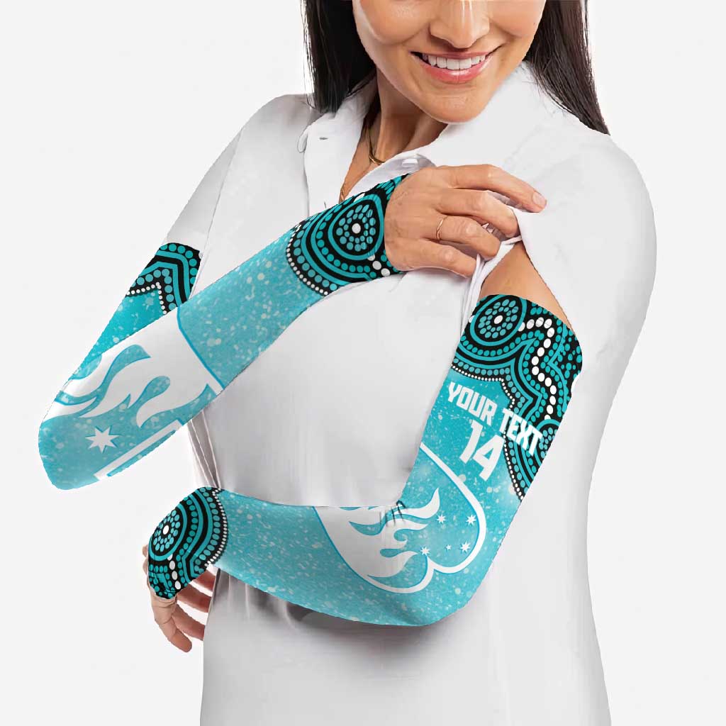 Brisbane Heat NAIDOC Week 2026 Custom Arm Sleeves 50 Years Deadly Indigenous Art Glitter Effect