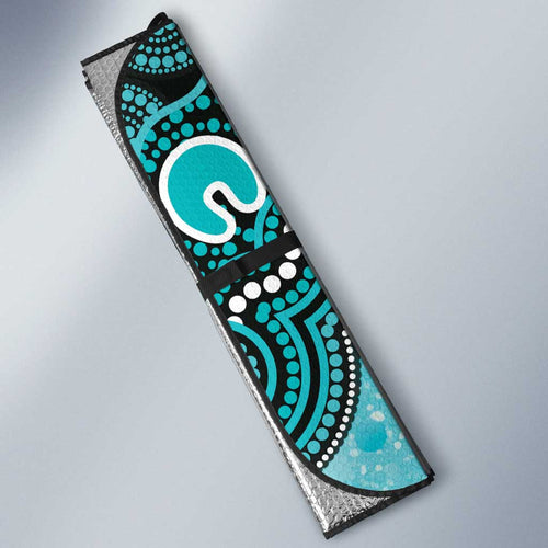Brisbane Heat NAIDOC Week 2026 Custom Auto Sun Shade 50 Years Deadly Indigenous Art Glitter Effect