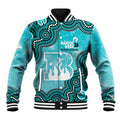 Brisbane Heat NAIDOC Week 2026 Custom Baseball Jacket 50 Years Deadly Indigenous Art Glitter Effect