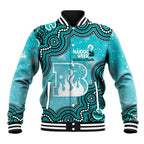 Brisbane Heat NAIDOC Week 2026 Custom Baseball Jacket 50 Years Deadly Indigenous Art Glitter Effect