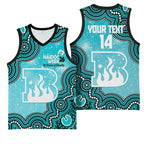 Brisbane Heat NAIDOC Week 2026 Custom Basketball Jersey 50 Years Deadly Indigenous Art Glitter Effect