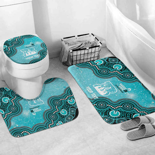 Brisbane Heat NAIDOC Week 2026 Custom Bathroom Set 50 Years Deadly Indigenous Art Glitter Effect