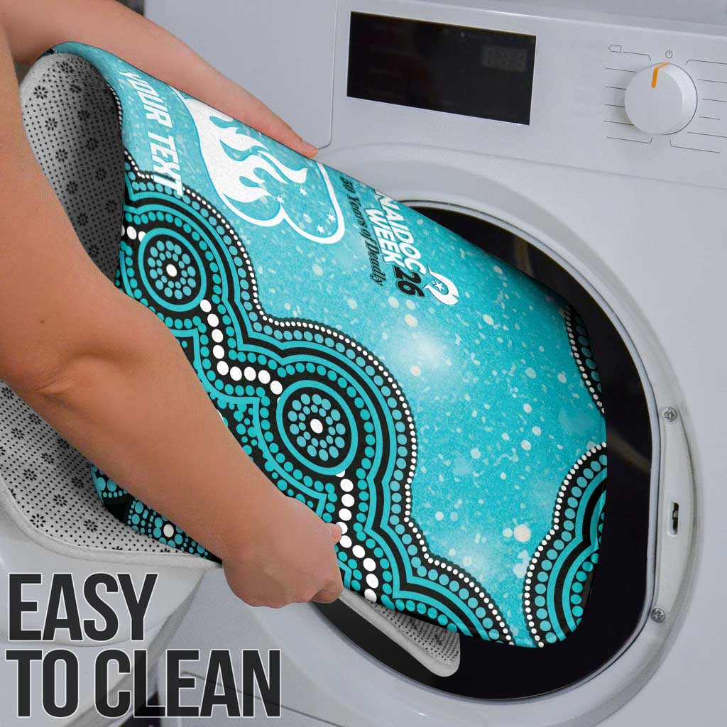 Brisbane Heat NAIDOC Week 2026 Custom Bathroom Set 50 Years Deadly Indigenous Art Glitter Effect