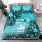 Brisbane Heat NAIDOC Week 2026 Custom Bedding Set 50 Years Deadly Indigenous Art Glitter Effect