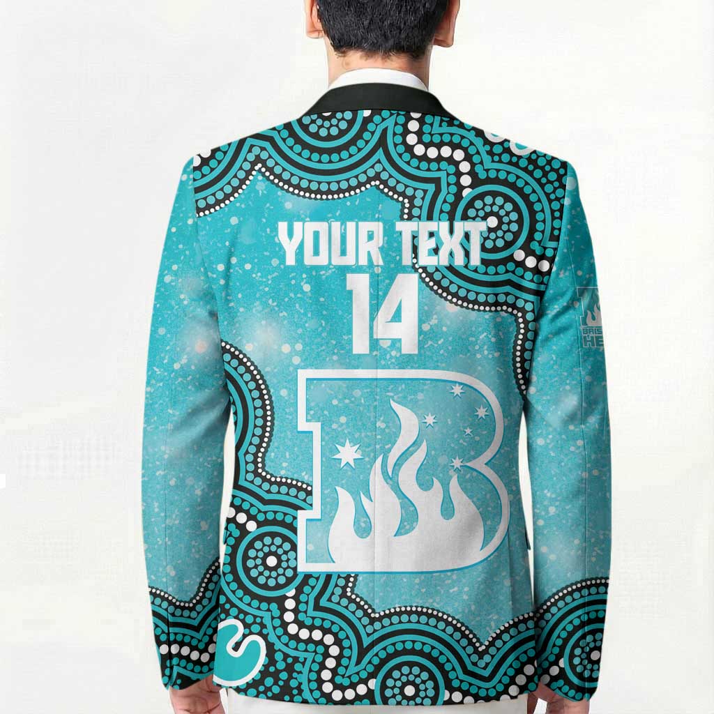Brisbane Heat NAIDOC Week 2026 Custom Blazer 50 Years Deadly Indigenous Art Glitter Effect