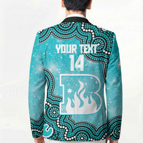 Brisbane Heat NAIDOC Week 2026 Custom Blazer 50 Years Deadly Indigenous Art Glitter Effect